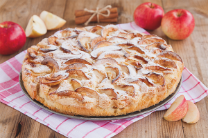 Hoe Charlotte met appels in de oven te koken