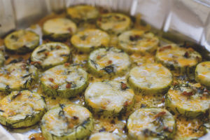 Courgette koken in de oven